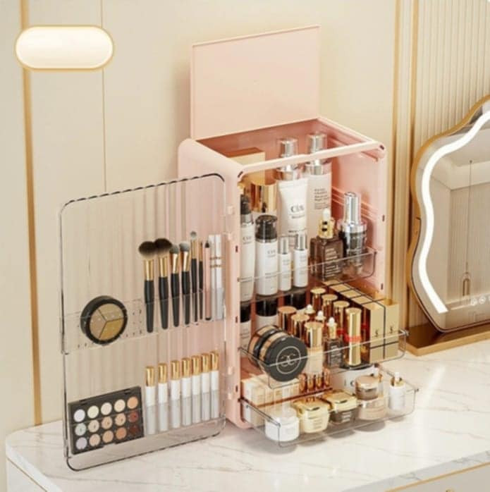 Large Capacity Cosmetics Storage Cabinet